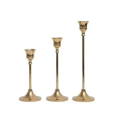 Luxurious Antique Gold Candle Fixture