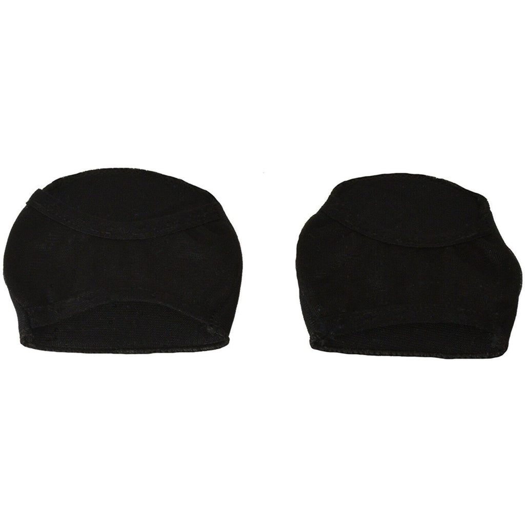 Sheer Open Toe Cover With Cushion Non-Skid Sole 4 pair Pack 