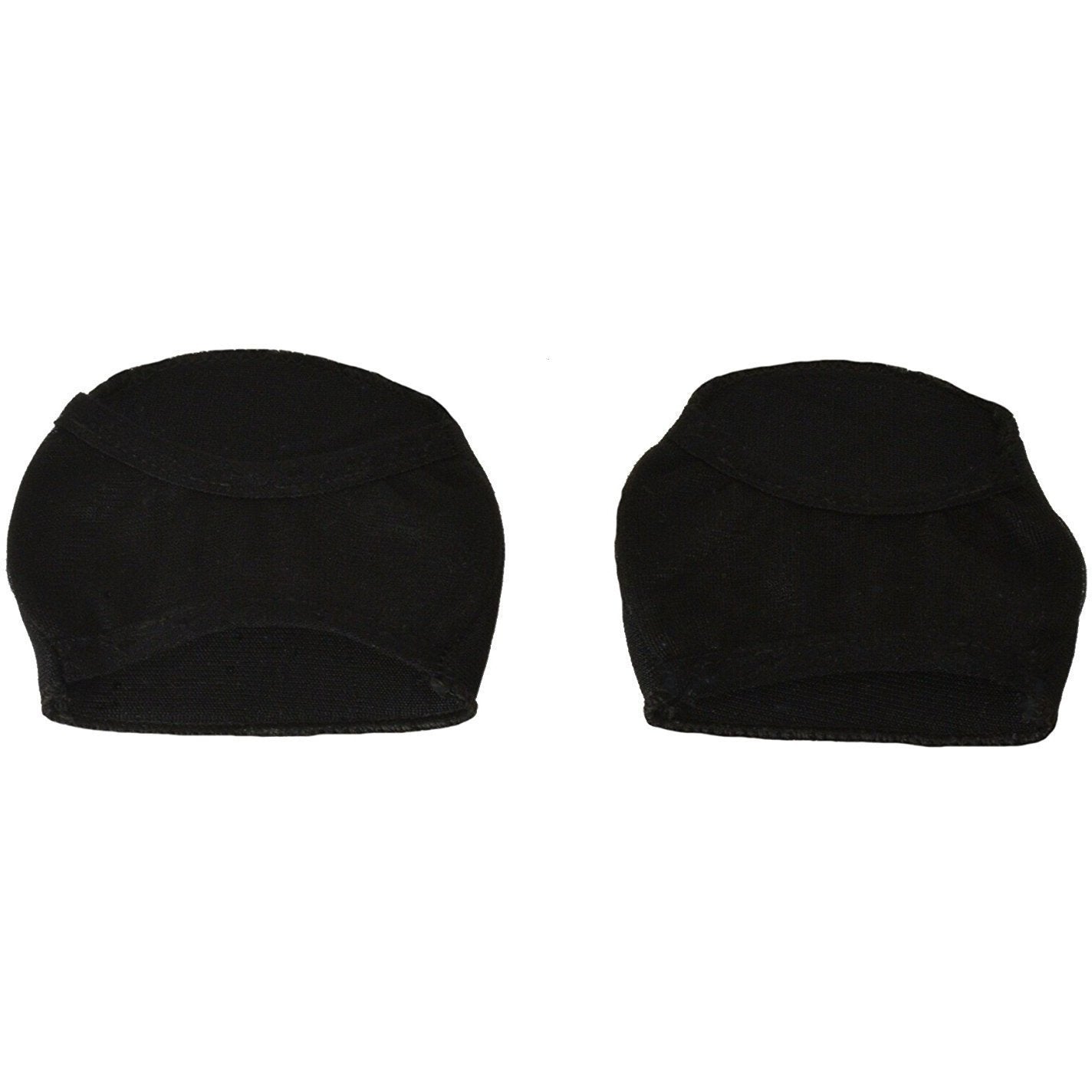 Sheer Open Toe Cover With Cushion Non-Skid Sole 4 pair Pack 