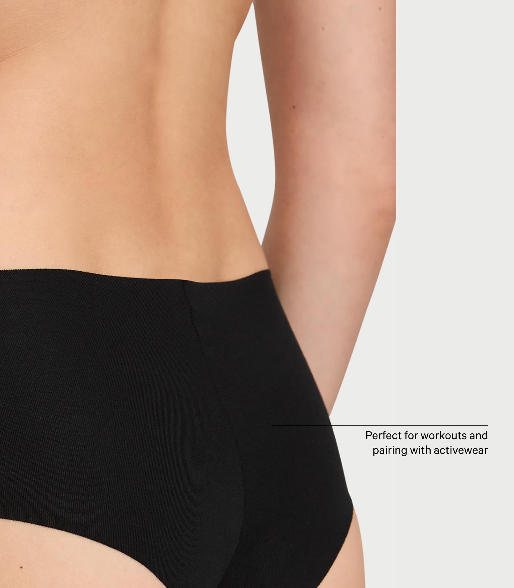 Victoria's Secret Women's No Show Cheeky Underwear, Minimal Coverage Panties for Women, Multi Pack, Bee & Solids Mix, XL
