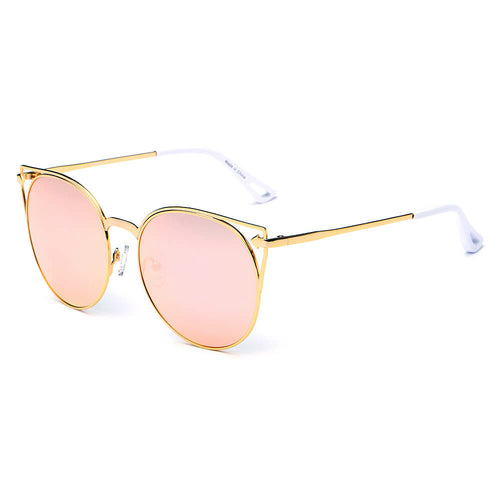 Clayton - Women Round Petite Cat Eye Sunglasses Circle
