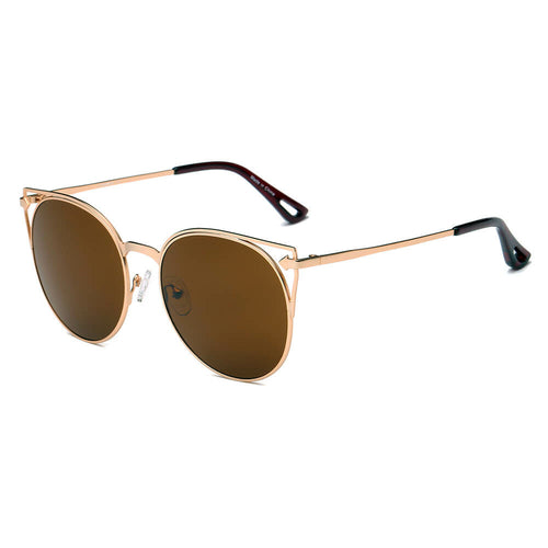 Clayton - Women Round Petite Cat Eye Sunglasses Circle