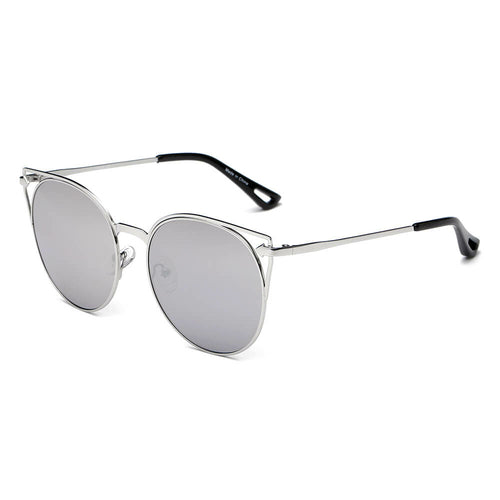 Clayton - Women Round Petite Cat Eye Sunglasses Circle