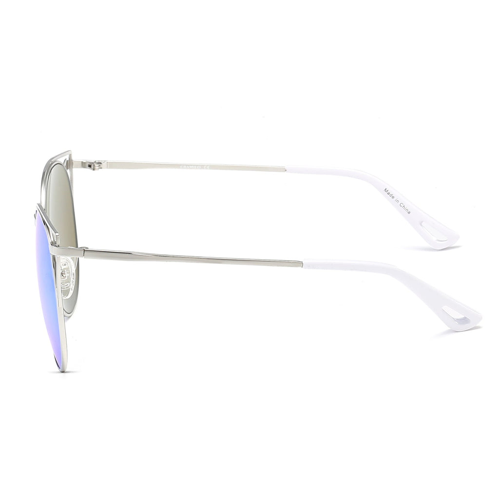 Clayton - Women Round Petite Cat Eye Sunglasses Circle