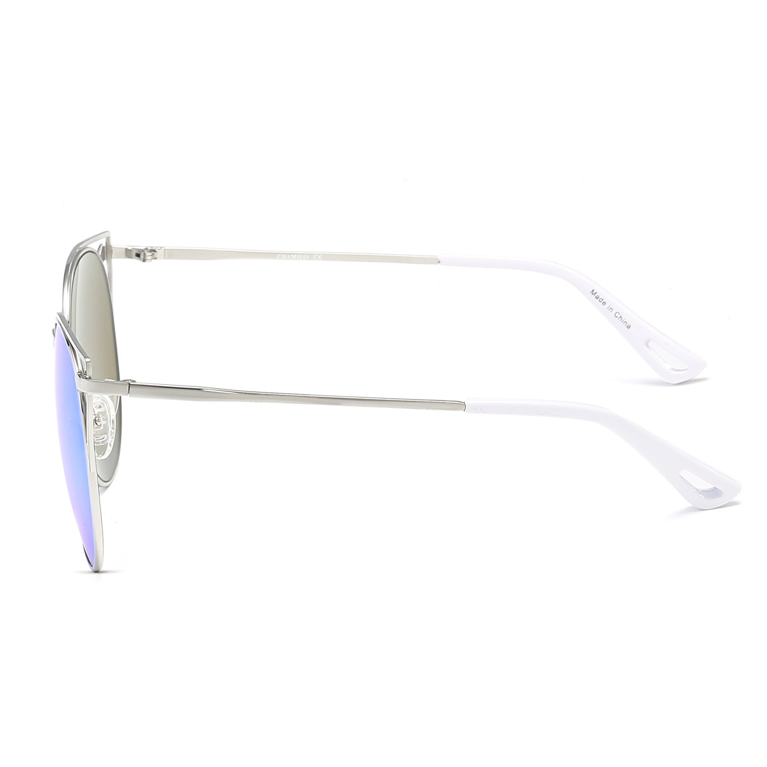 Clayton - Women Round Petite Cat Eye Sunglasses Circle