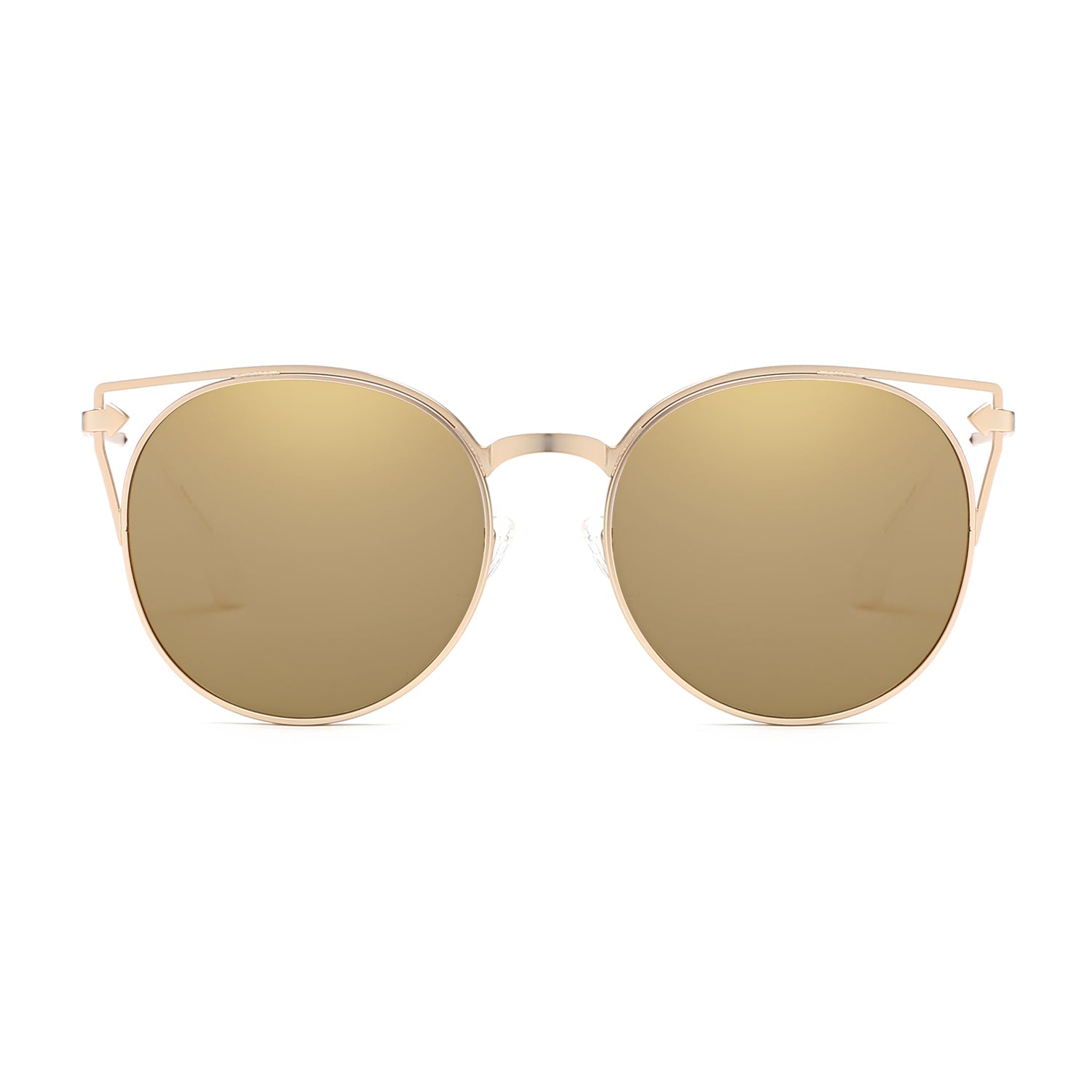 Clayton - Women Round Petite Cat Eye Sunglasses Circle