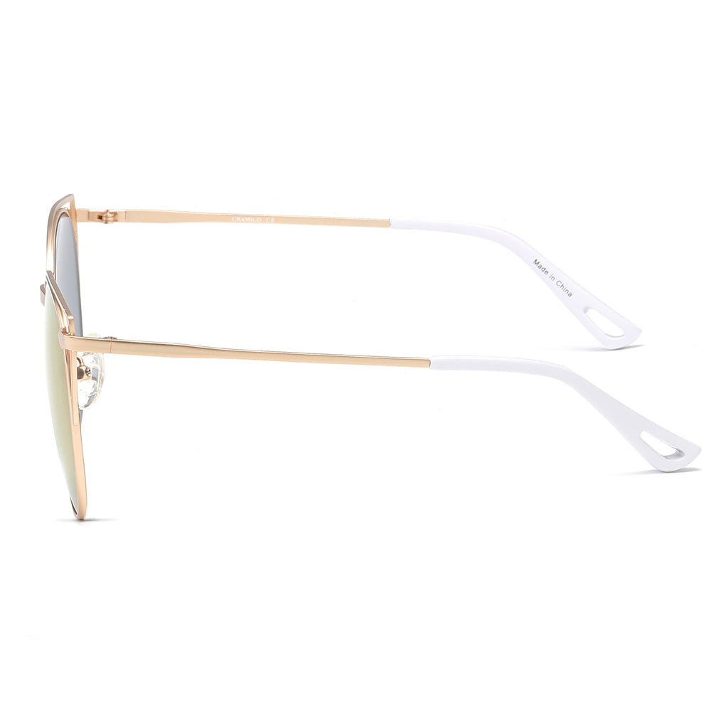 Clayton - Women Round Petite Cat Eye Sunglasses Circle