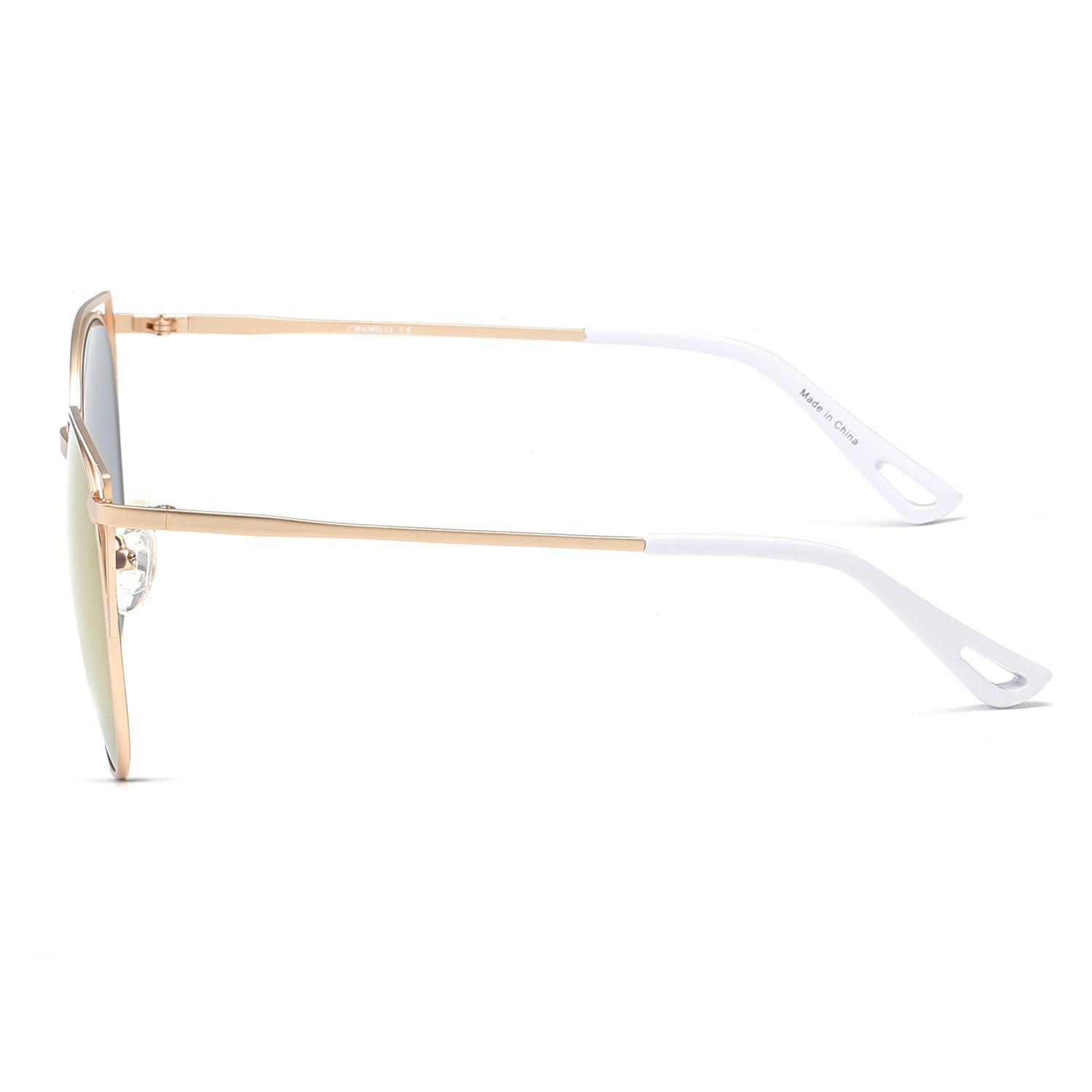 Clayton - Women Round Petite Cat Eye Sunglasses Circle