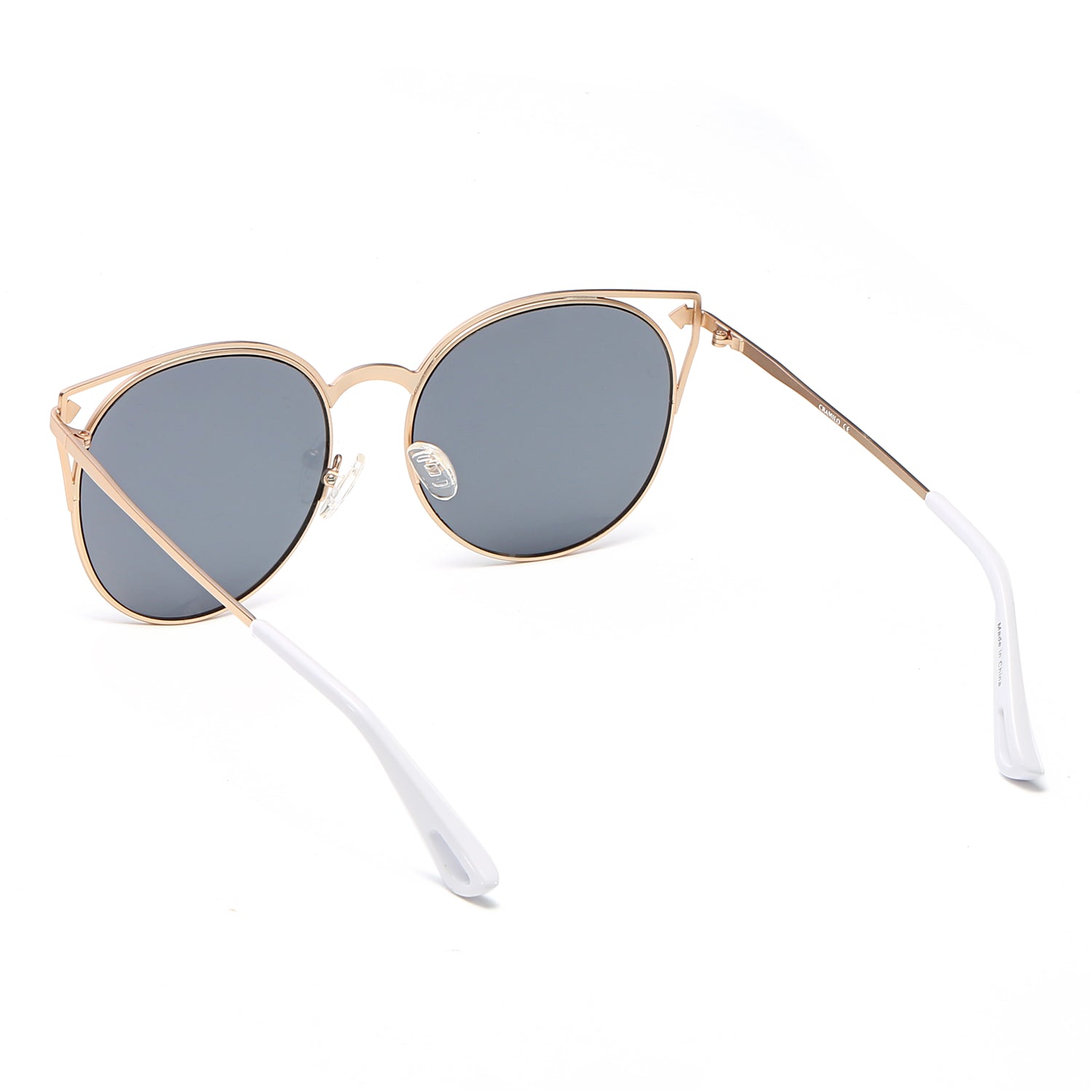 Clayton - Women Round Petite Cat Eye Sunglasses Circle