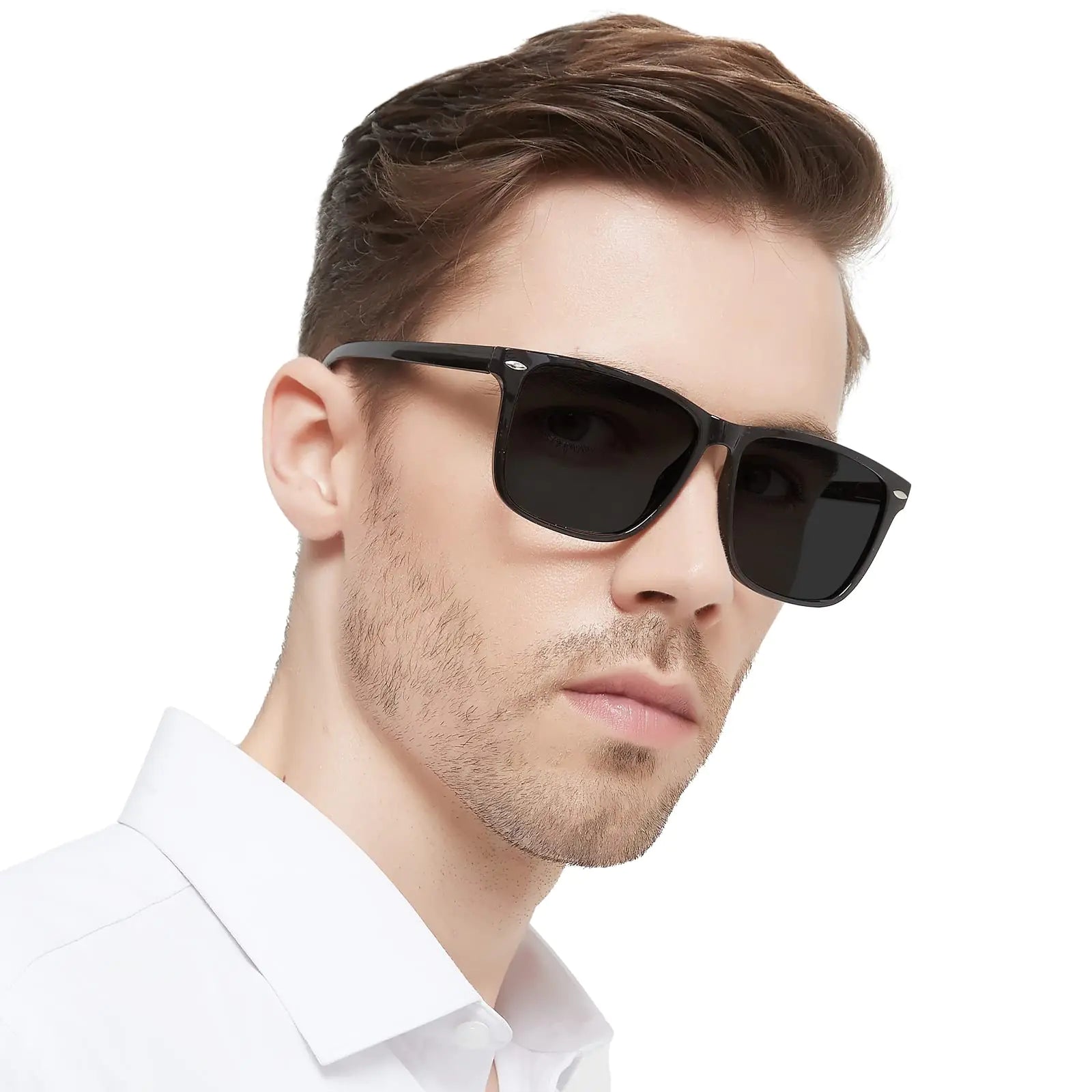 WEMOOTANTS Reader Sunglasses Men UV400 Protection And Blue Light Blocking Sun Reading Glasses 1.0 1.25 1.5 1.75 2.0 2.25 2.5 2.75 3.0 3.5 4.0 Outdoor Readers (Black 2.00)