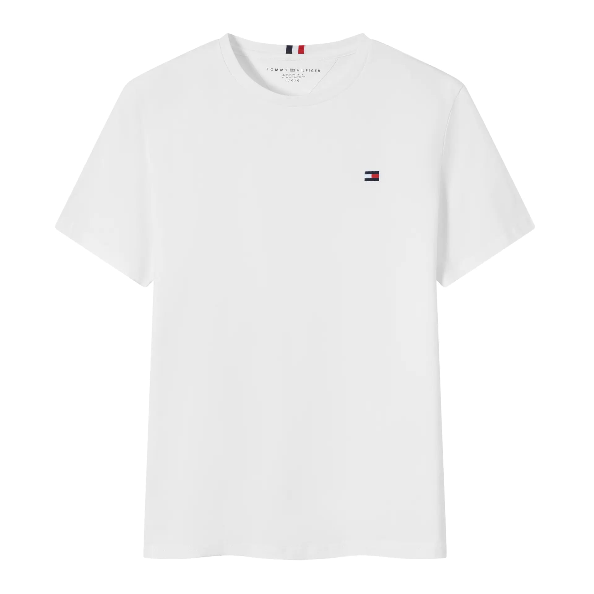 Tommy Men's Summer Short Sleeve T-Shirt - Solid Color