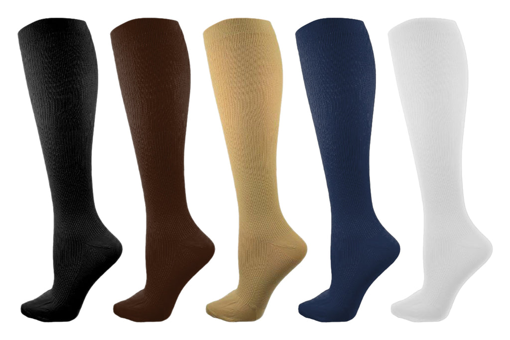 Compression Over-the-Calf Socks - 20-30 mmHg for Women & Men Made in