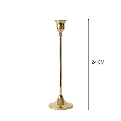 Luxurious Antique Gold Candle Fixture