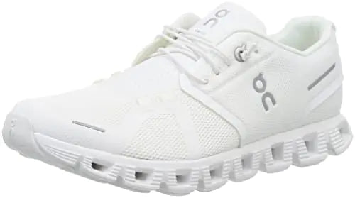 On Mens Cloud 5 Sneakers All White 10 Medium US